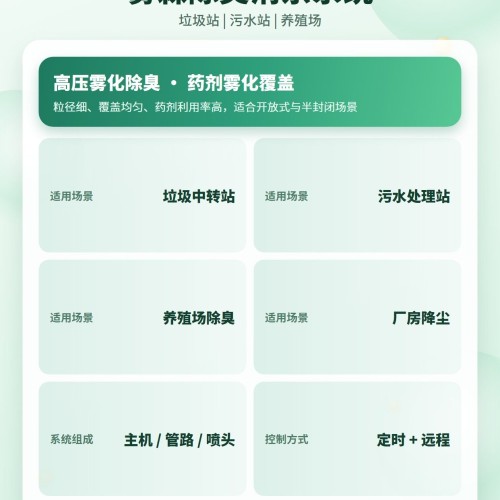 江西雾森除臭消杀系统